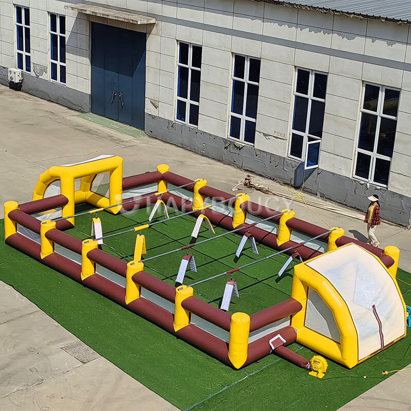 Terrain de Football Inflatable de Qualité Commerciale pour Carnaval Compétition Sportive en Plein Air