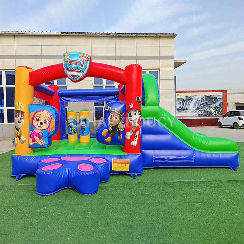 paw patrol mini kombinim paftësor për festa largdhe dhe qar shtrih me trampolin për fëmij