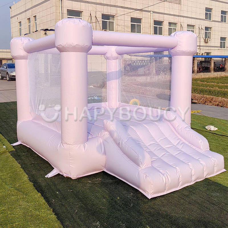 Pastel Purple Small Indoor Bounce House Flat Top Factory Mini ...