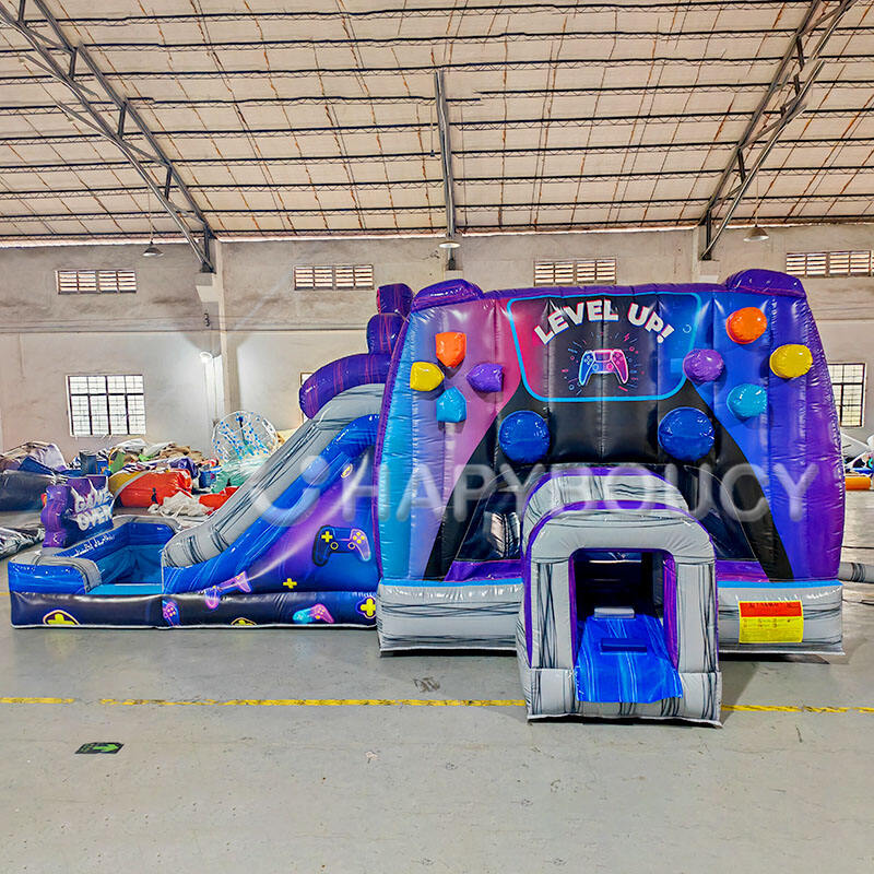 Inflatable Bouncy Castle Game Controller Video Game Manufacturer Moonwalk Gamer Bounce House for Party