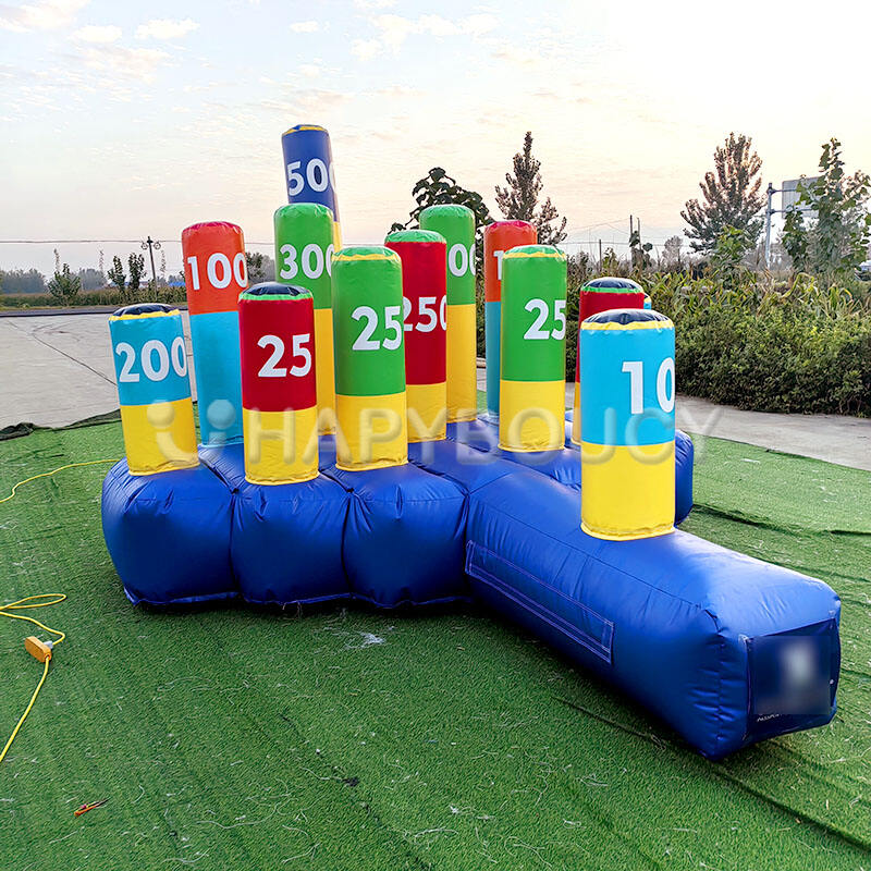 Inflatable Hoop Toss PVC Carnival Games Children Outdoor and Indoor Play Toys Inflatable Cross Ring Toss Sport Game