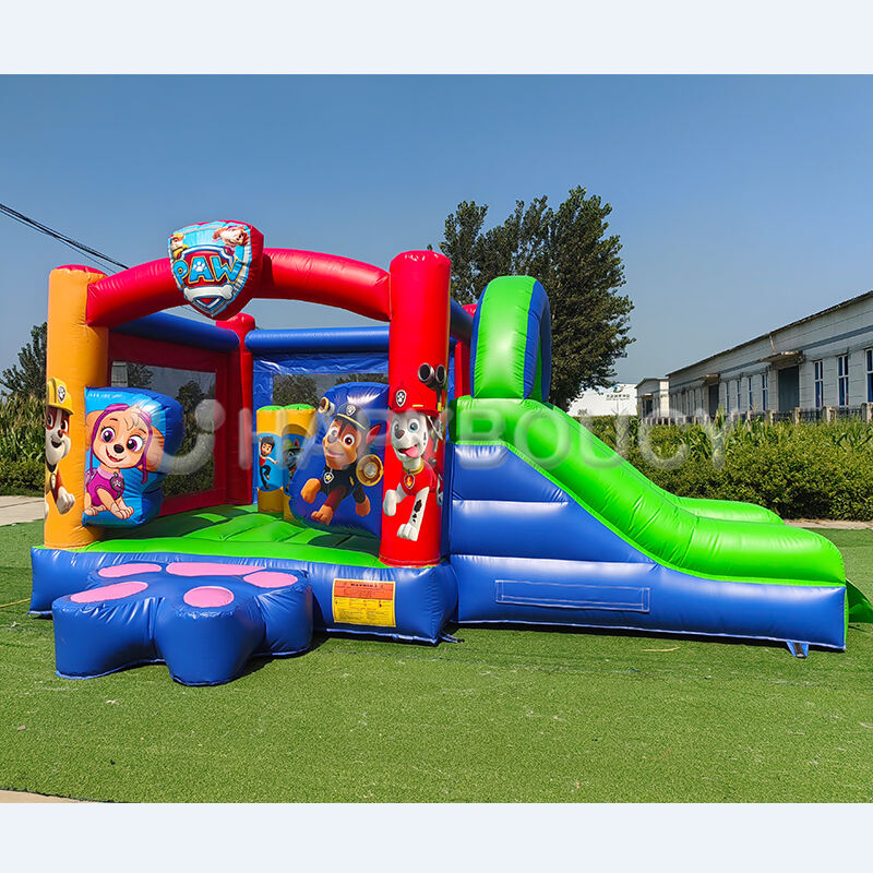 Paw Patrol Themed Bouncy Castle Paw Patrol Inflatable Bouncing Castle Combo for Kids 