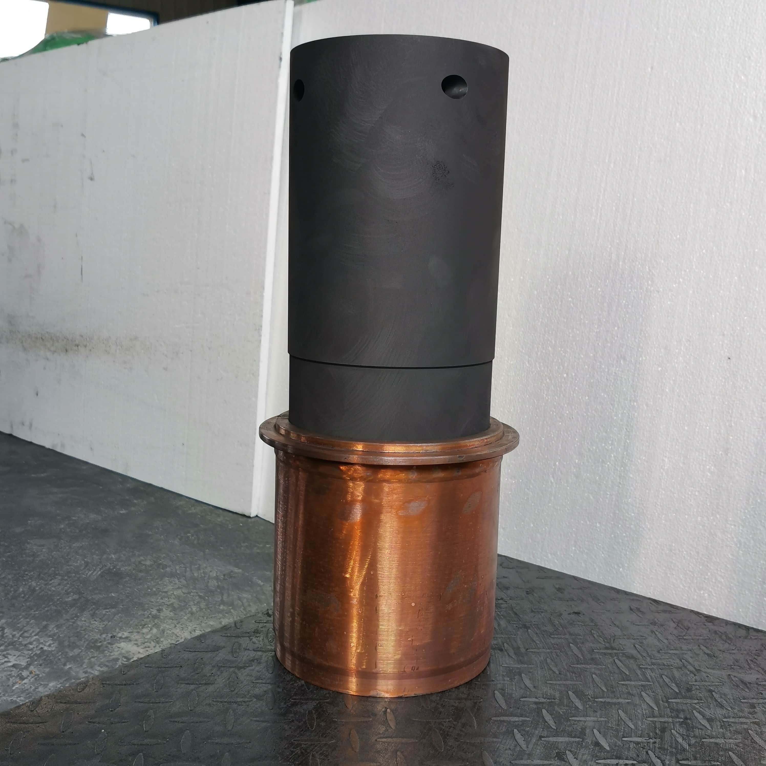  Horizontal continuous copper casting graphite mold