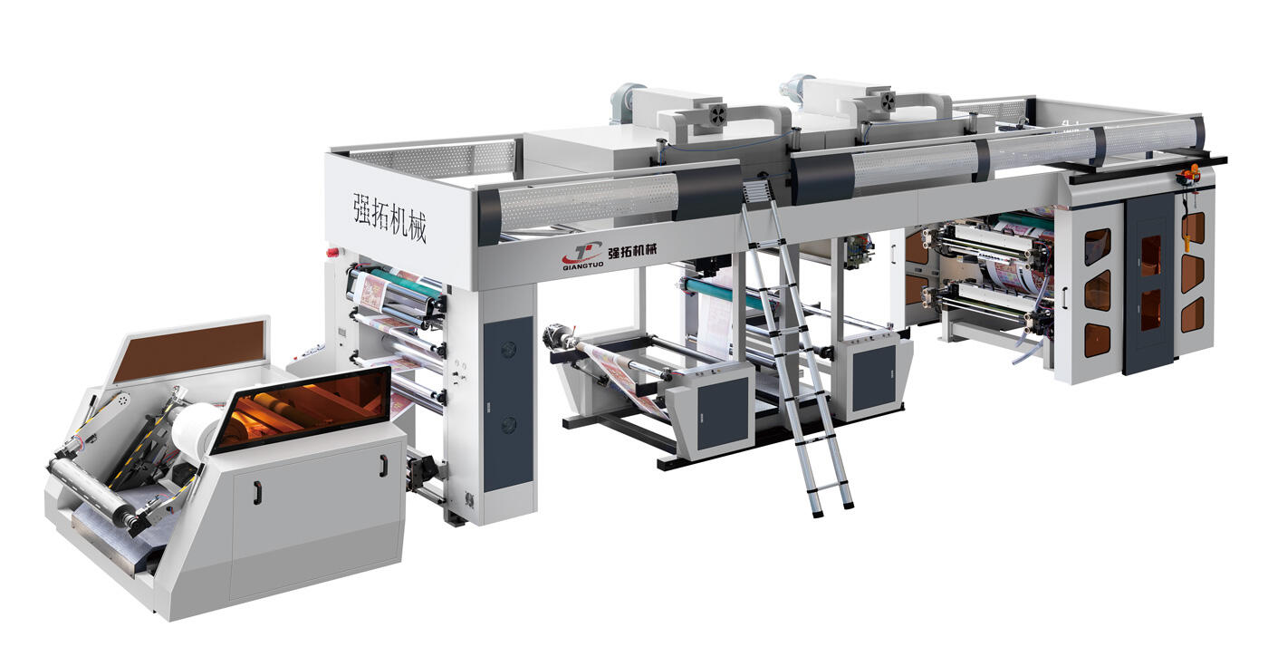 4Colors NON-STOP DOUBLE SIDE PRINTNIG PP WOVEN CI FLEXO MACHINE