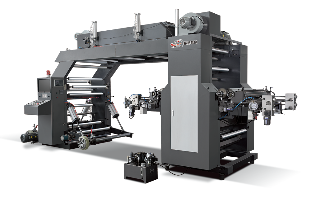 2COLORS HIGH SPEED STACK TYPE FLEXO PRINTING MACHINE