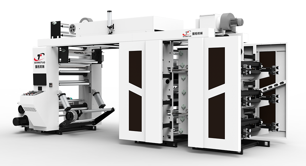 6 COLORS STACK TYPE FLEXO PRINTING MACHINE (SERVO TYPE)