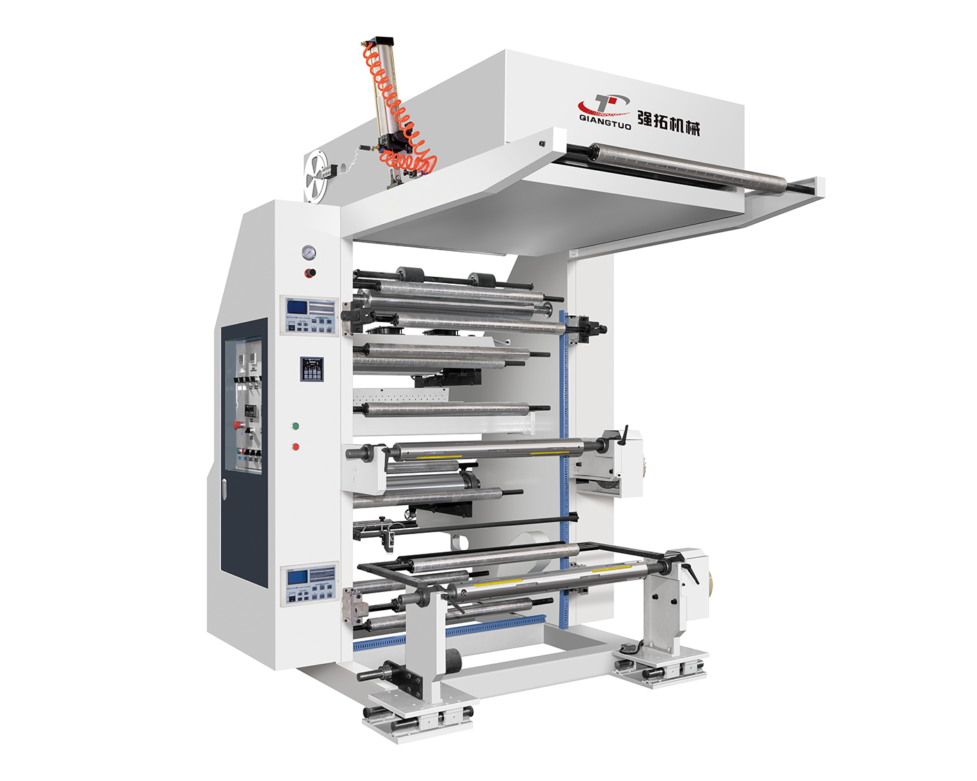 2 Colors Medium Speed Stack Type Flexo Printing Machine