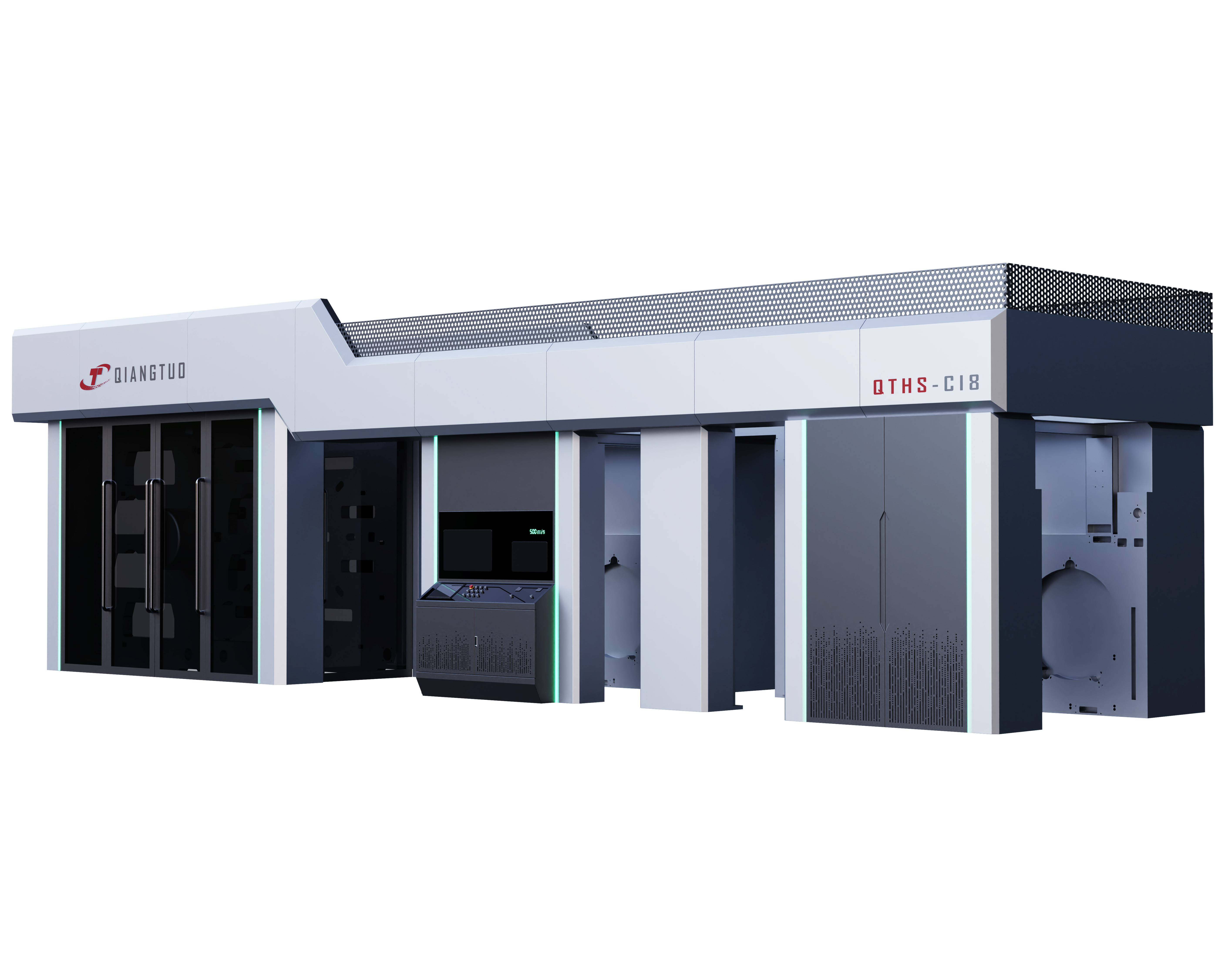 8 COLORS FULL SERVO-DRIVEN CENTRAL DRUM FLEXOGRAPHIC PRINTING MACHINE (500M/MIN)