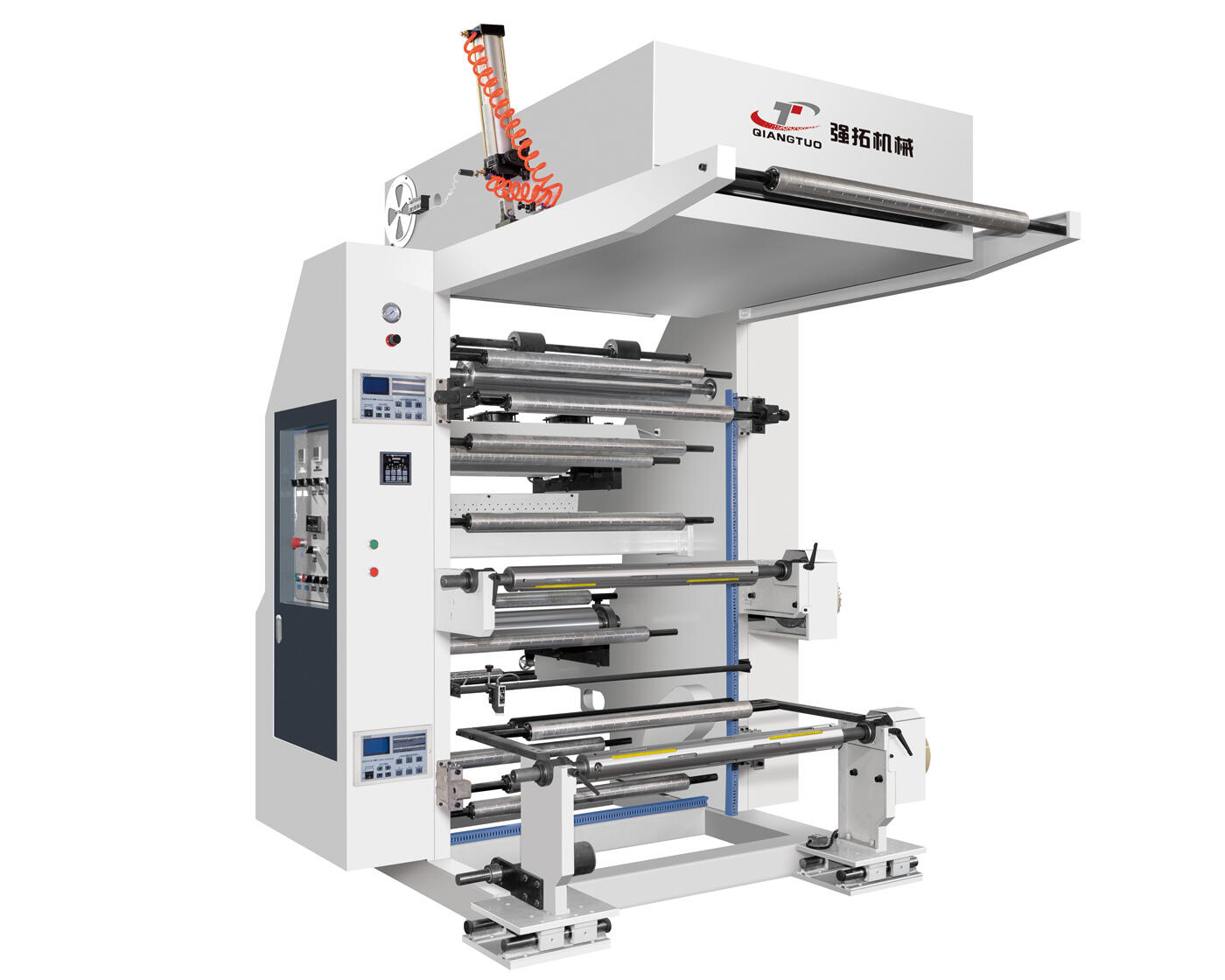 2 Colors Medium Speed Stack Type Flexo Printing Machine