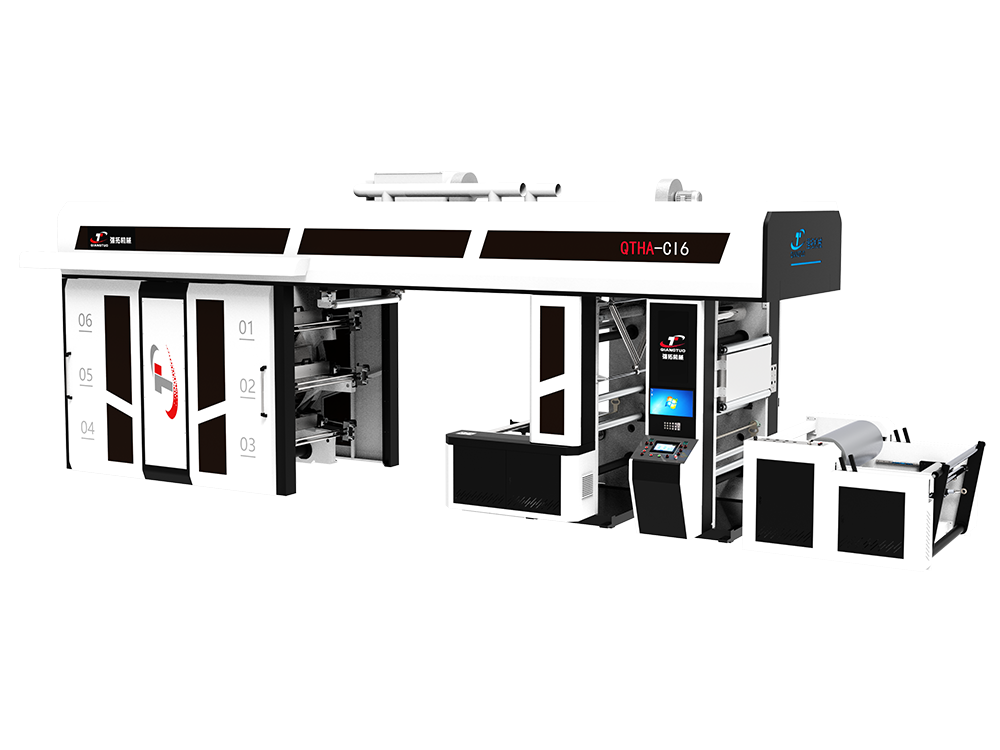 Semi-servo Satellite Flexographic Printing Machine for Roll Paper