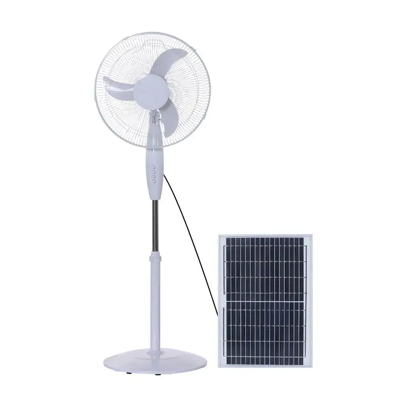 Silent Guardian 12V DC Powered Stand Fan for Efficient Cooling