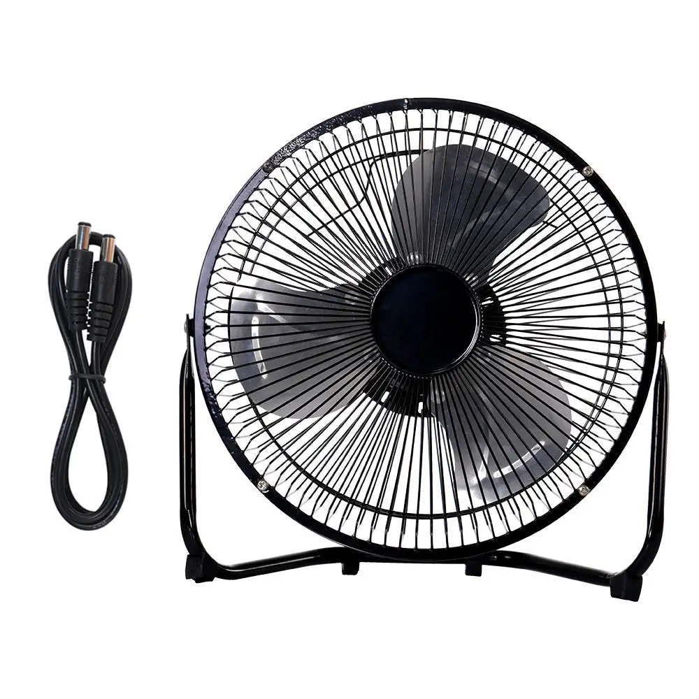 12V DC Powered Stand Fan: Efficient Cooling, Low Power Consumption