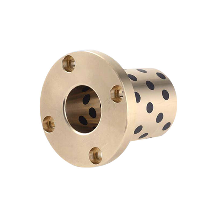 LMF Cánh quạt tròn Chất bôi trơn Graphite Đồng Bushing Trượt tuyến tính