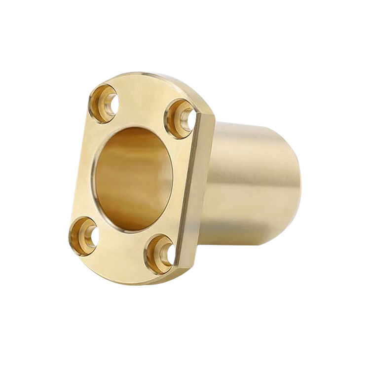 SHTNZ Brass Two-Side Trimmed Flange Integrated Copper Bushing