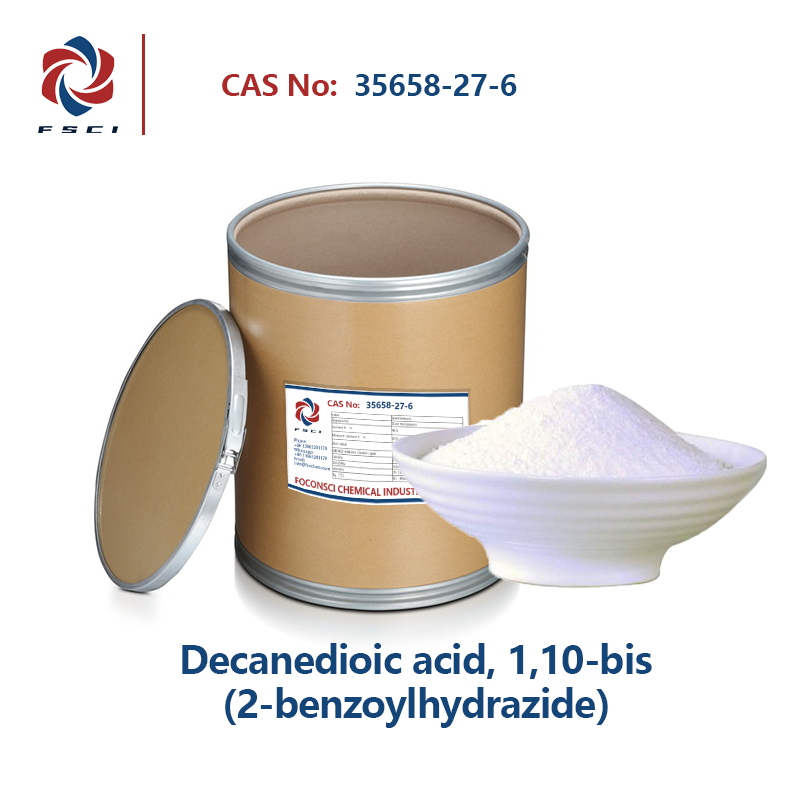 Decanedioic acid, 1,10-bis(2-benzoylhydrazide) CAS 35658-27-6