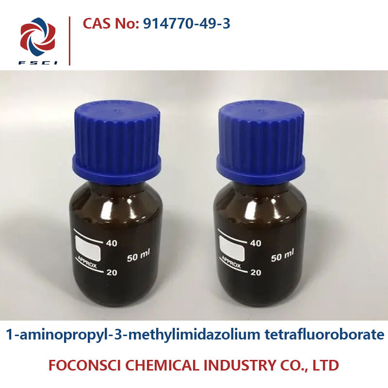 Tétrafluoroborate de 1-aminopropyl-3-méthylimidazolium CAS 914770-49-3