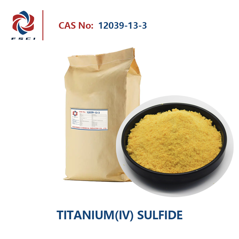 TITANIUM(IV) SULFIDE CAS 12039-13-3