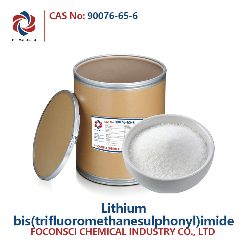 Bis(trifluorométhanesulfonyl)imide de lithium CAS 90076-65-6