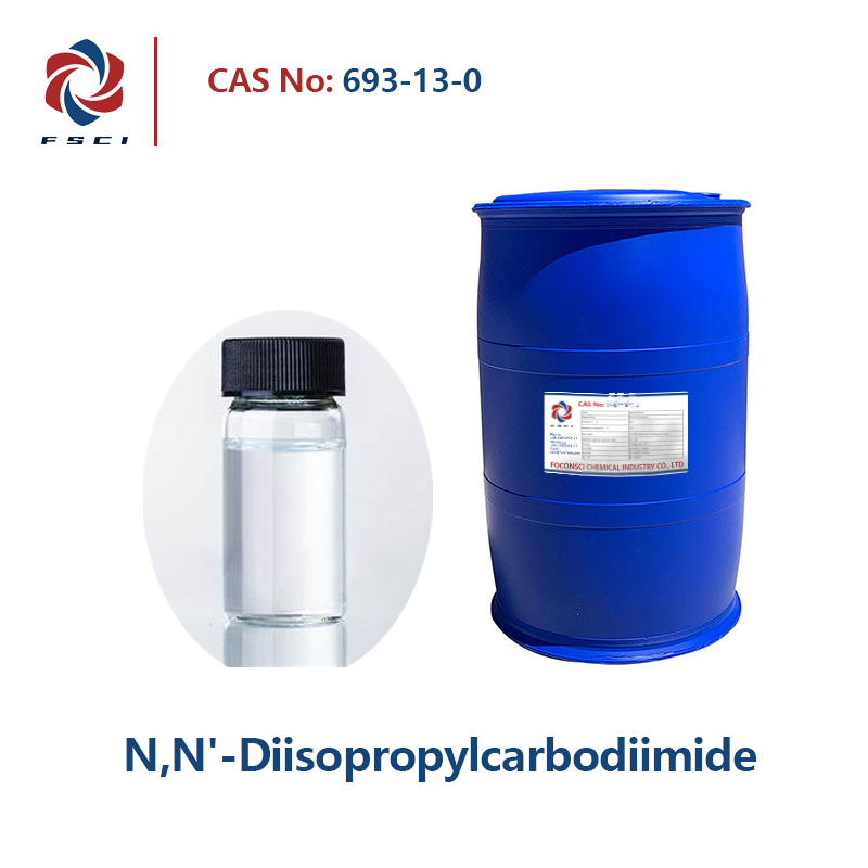 N,N'-Diisopropylcarbodiimide The uses of N,N'-diisopropylcarbodiimide (CAS 693-13-0) are as follows:  Pharmaceutical synthesis: N,N'-diisopropylcarbodiimide is used in the pharmaceutical field as an important dehydrating agent, participating in the synthe