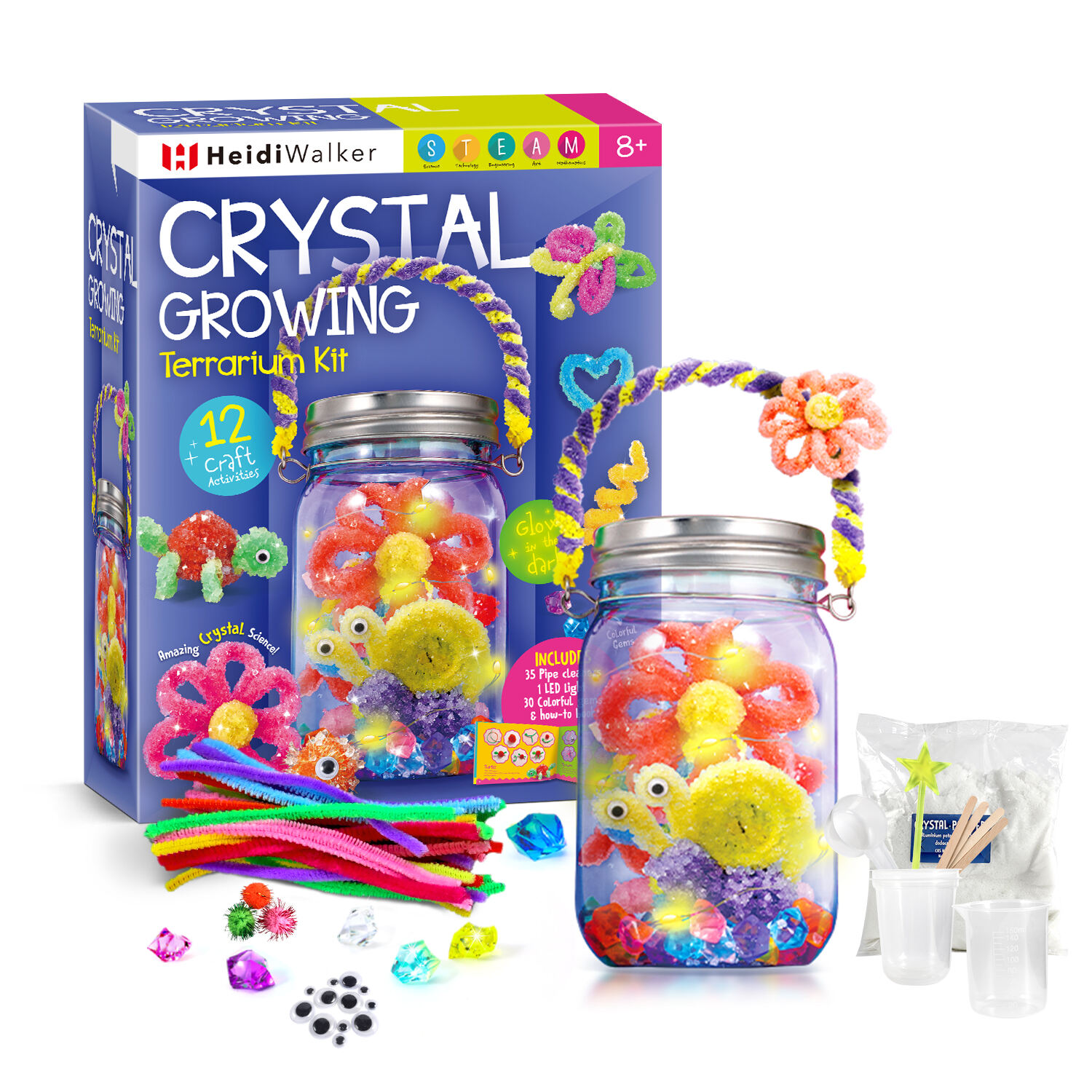 CRYSTAL GROWING TERRARIUM KIT