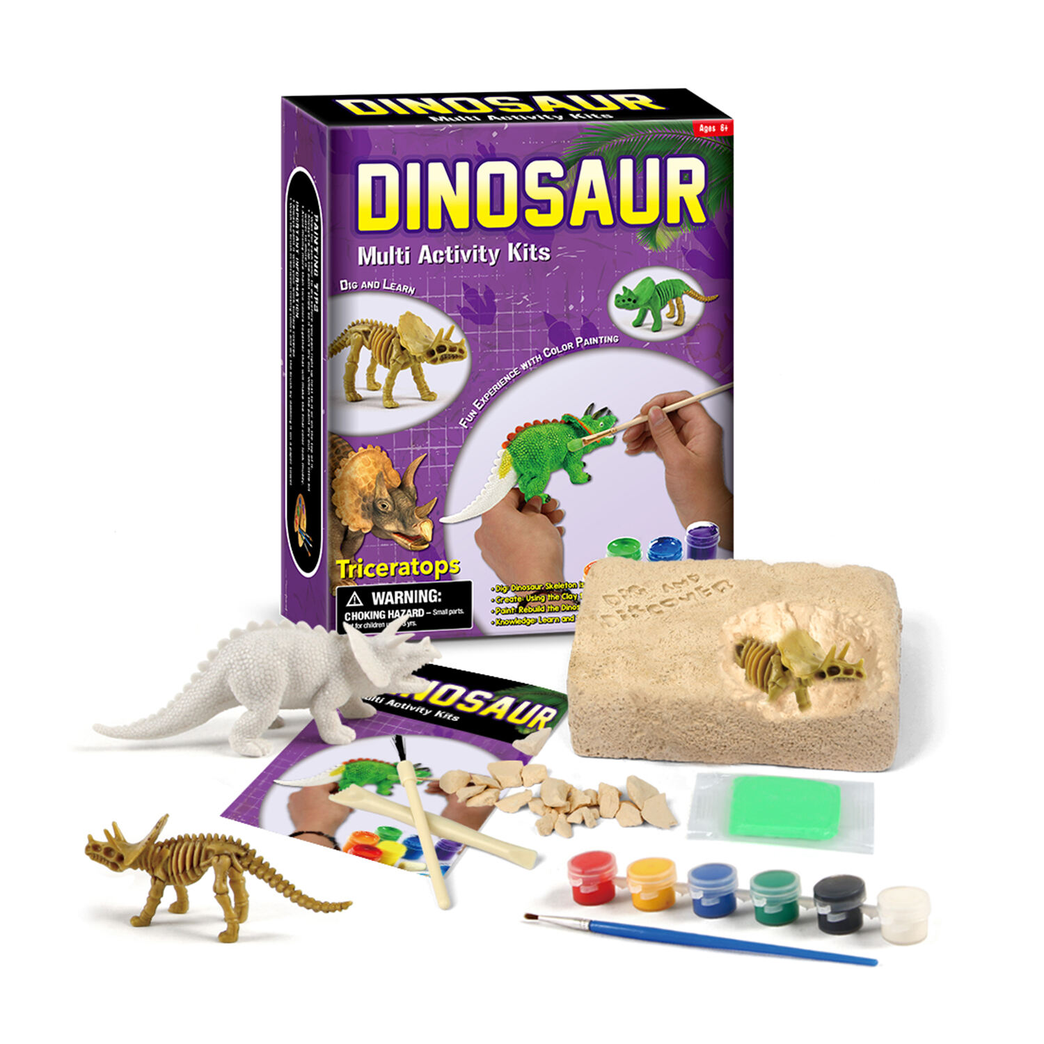 KIT MULTI ACTIVITÉS TRICÉRATOPS