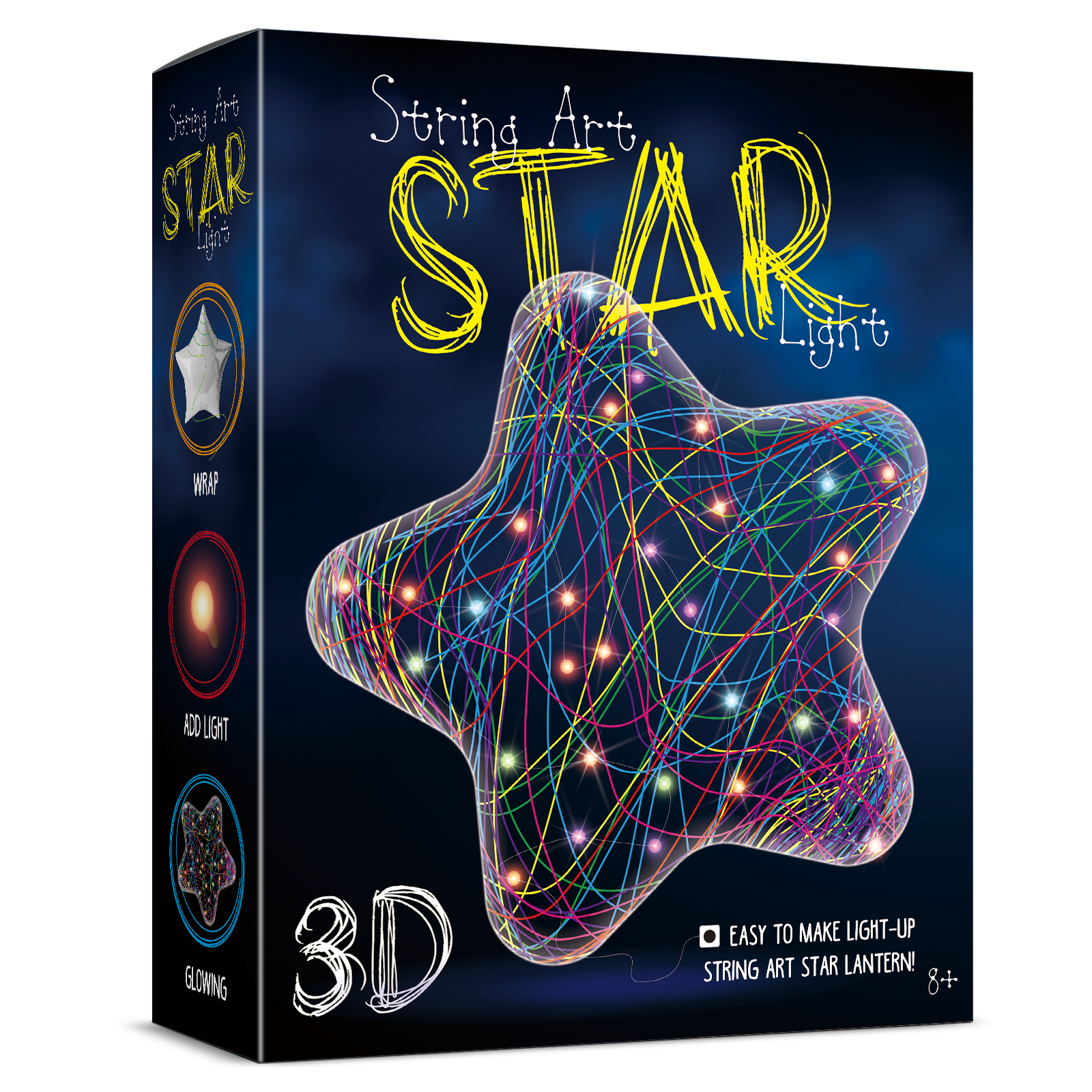 Kit de lumière String Art 3D Étoile