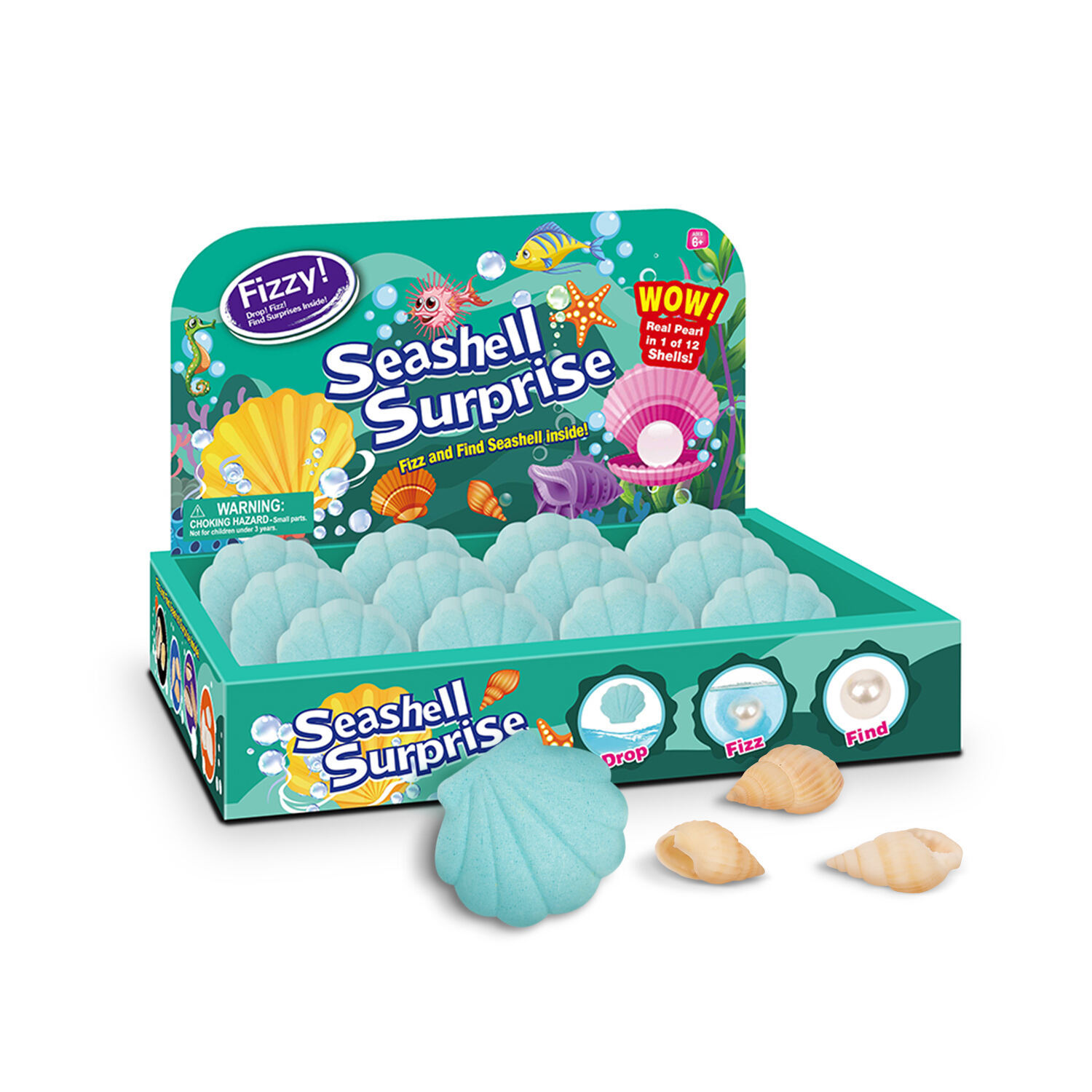 FIZZY SEASHELL SURPRISE