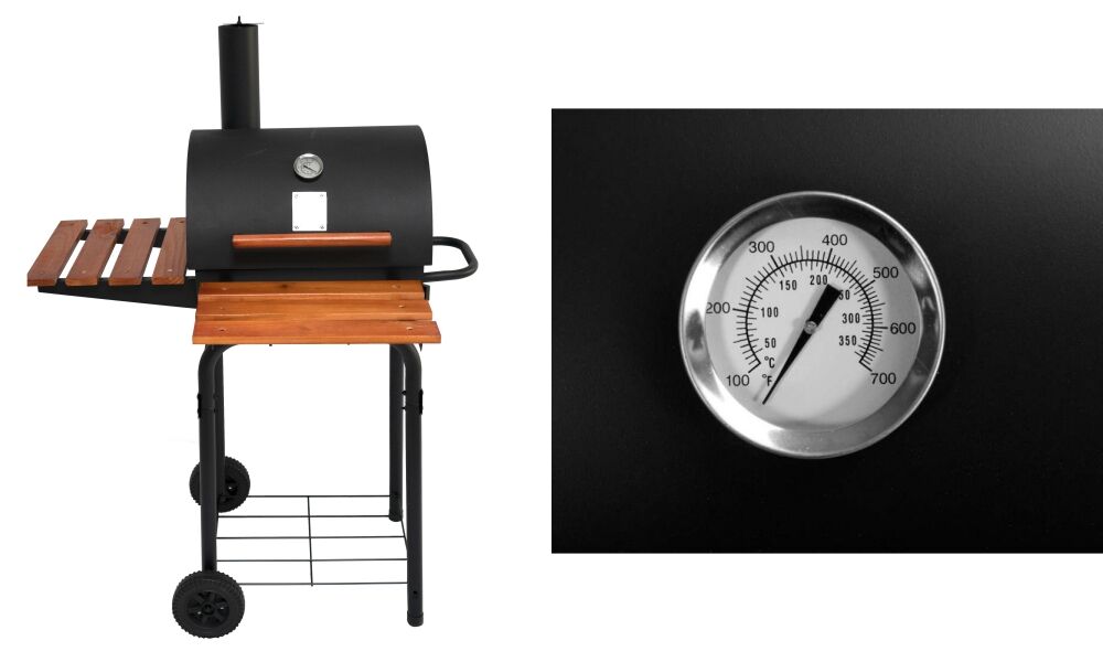 004V Shaped Premium Barrel BBQ Smoker Grill.jpg