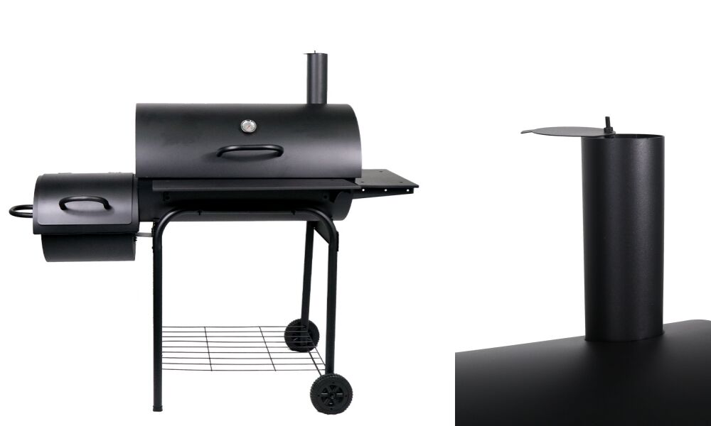002Heavy duty Large Offset Smoker Grill .jpg
