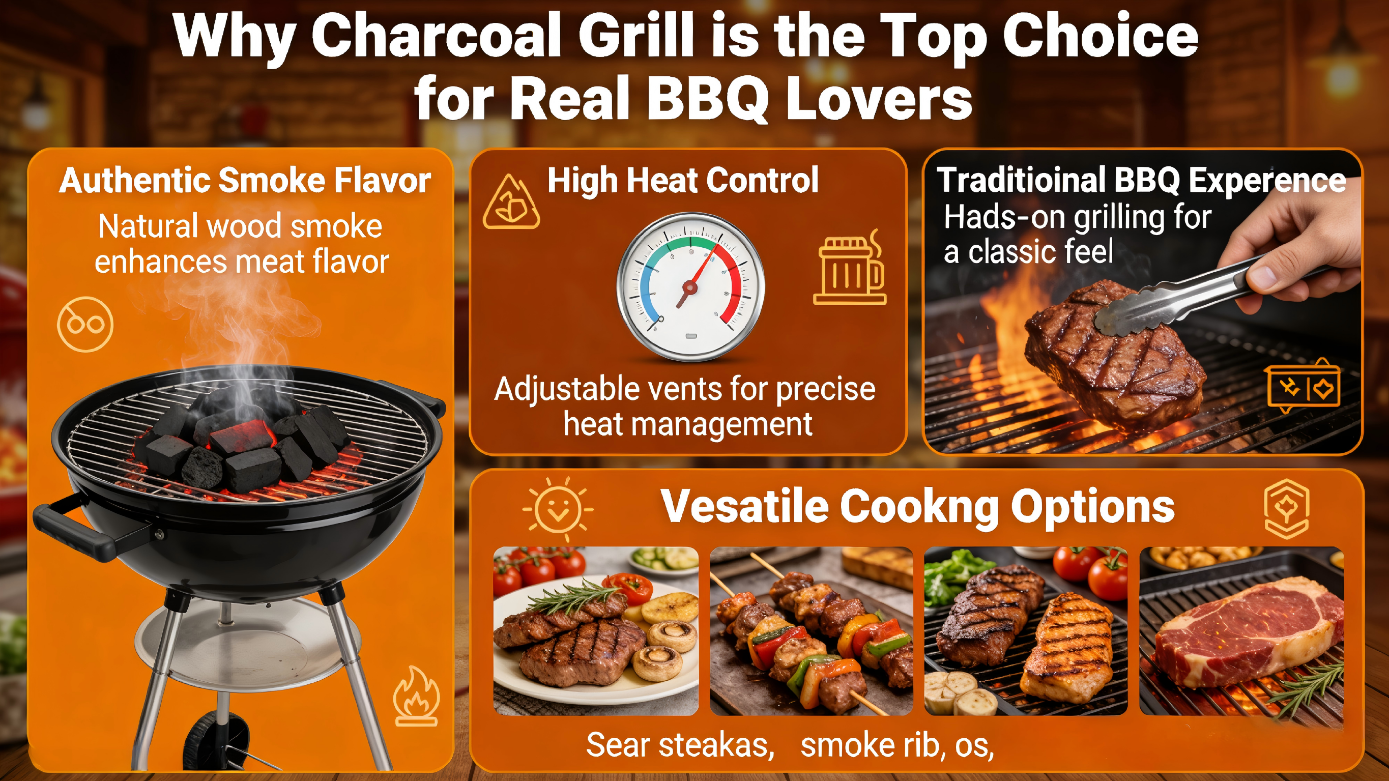 Why charcoal grill is the top choice for real BBQ lovers
