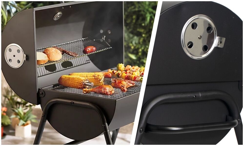 Large Oil Drum Barrel Barbecue BBQ Grill04 .jpg
