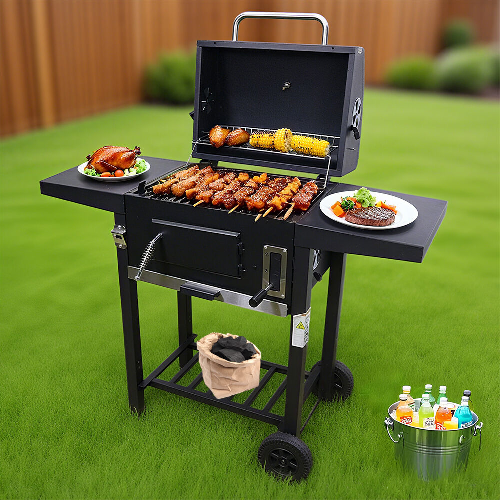 Le barbecue rectangulaire à charbon The Pastime : Votre toile pour des saveurs authentiques