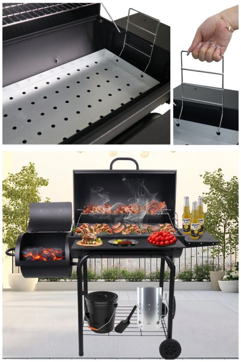 ¿Cómo controlar el nivel de humo en una parrilla ahumadora?