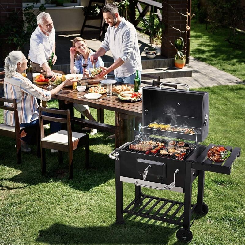 SCB-02-02 Carrito Mediano de Barbacoa a Carbón