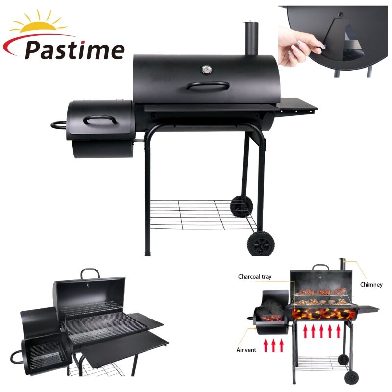 Découvrez la joie de la cuisine en extérieur avec le fumeur déporté et le barbecue de Pastime