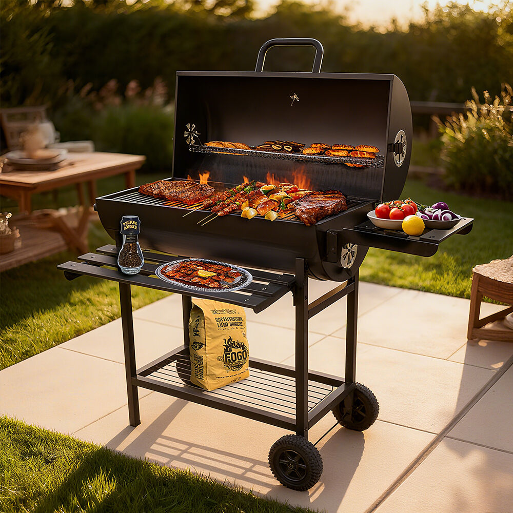 Authentic Barrel Charcoal Barbecue | Pastime Traditional Grills