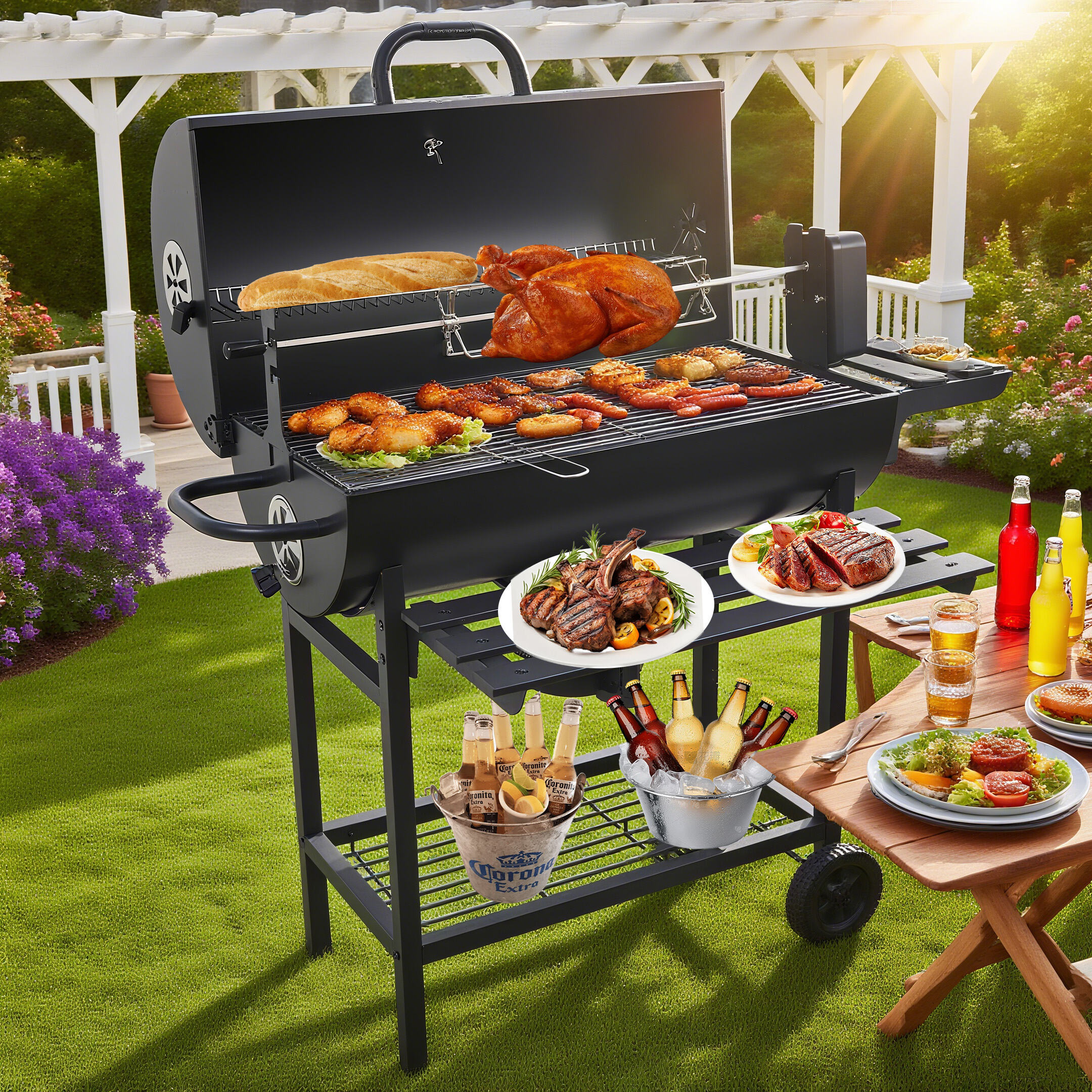 What Style of Garden Grill Matches a Modern Garden?