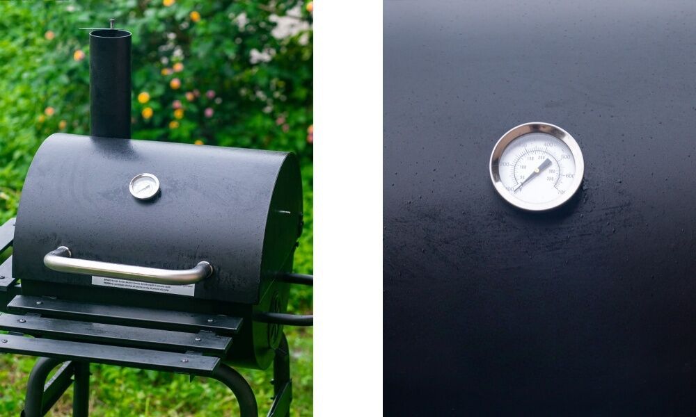 V Shaped Compact Oil Drum BBQ Smoker Charcoal Grill004.jpg