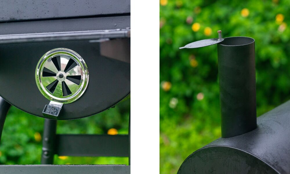 V Shaped Compact Oil Drum BBQ Smoker Charcoal Grill003.jpg
