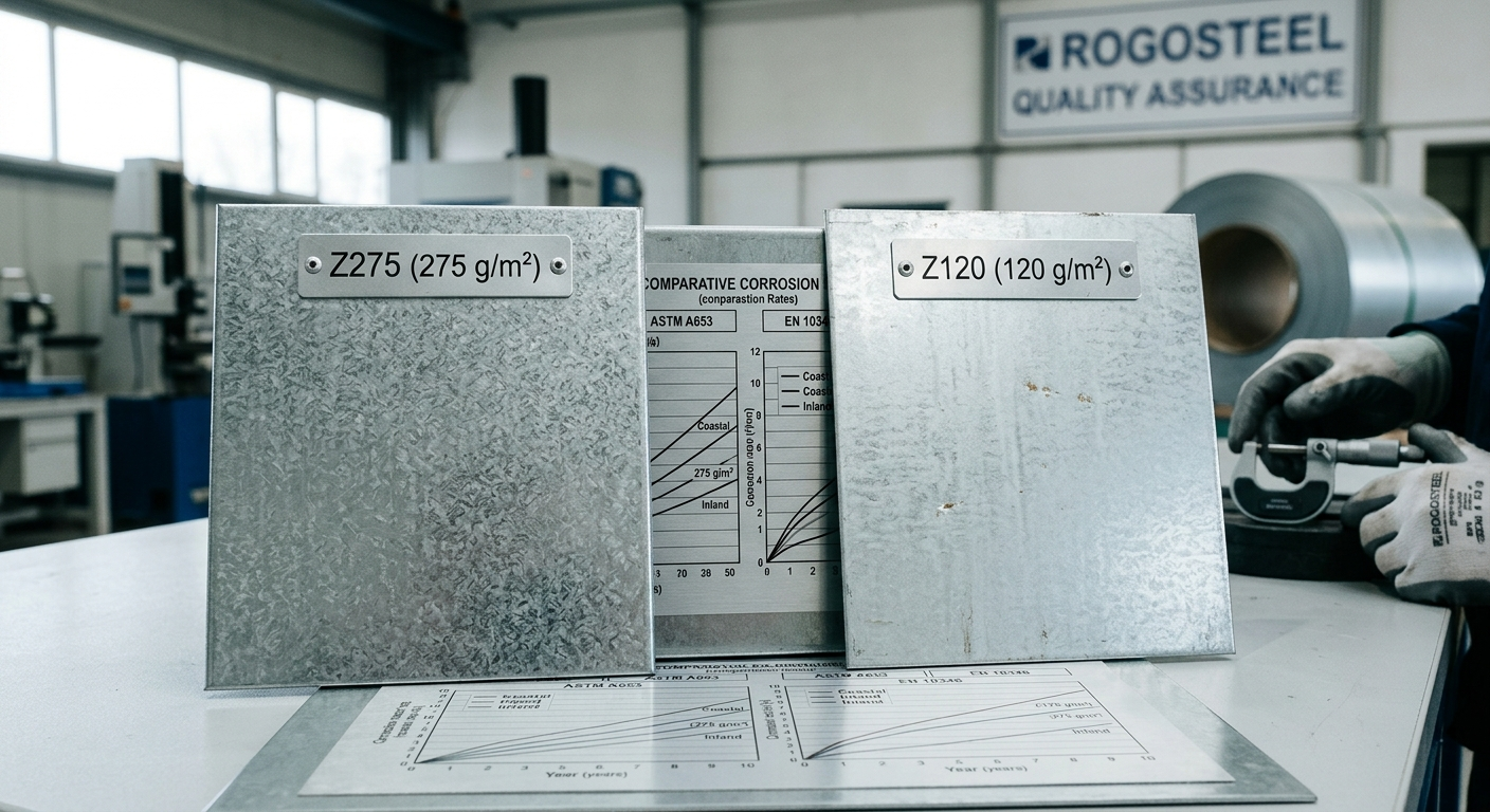 איך לבחור את שכבת הגלוון הנכונה (Z275 לעומת Z120) לפרויקט שלכם?