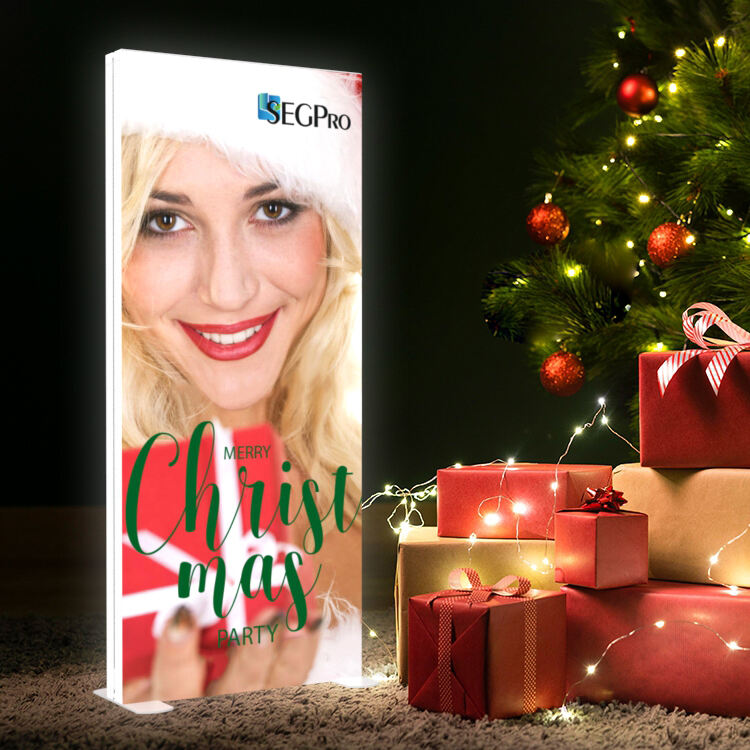 SEGPRO New Christmas Advertising Light Box Design