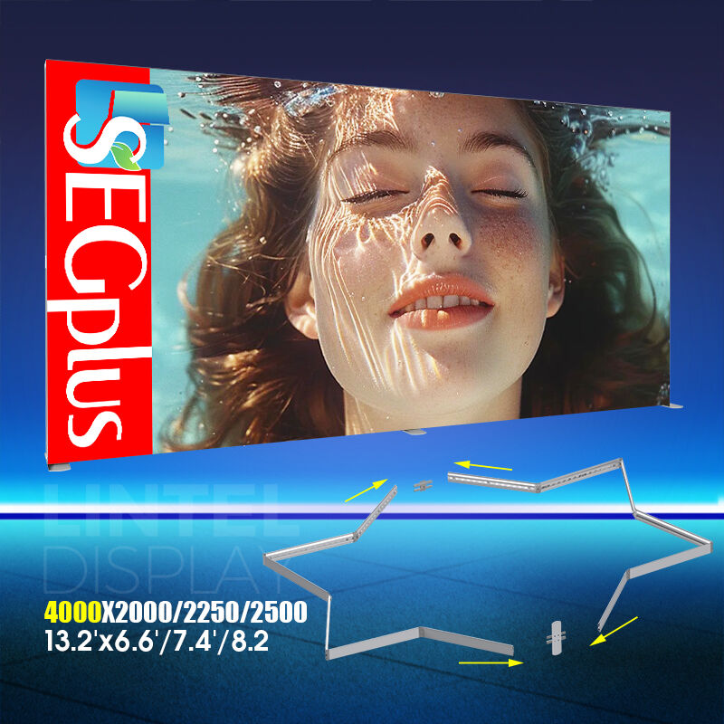 120mm Großes Faltbares POP UP SEG Leuchtkasten