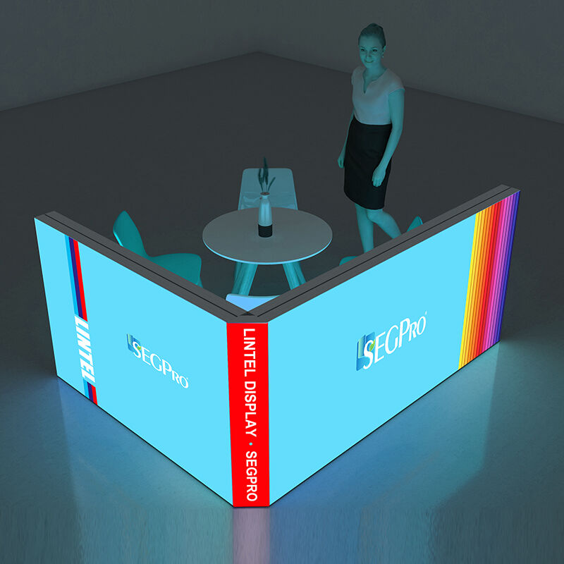 RGB Corner Modular Light Box Booth