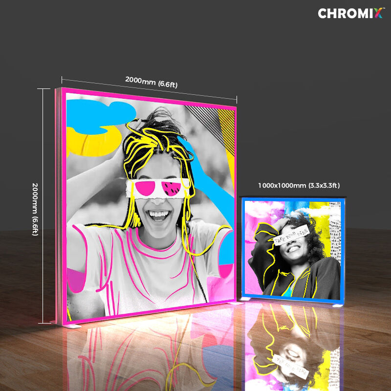 Chromix Modular RGB LED Edge Frame 2000x2000mm LT-ALF80F