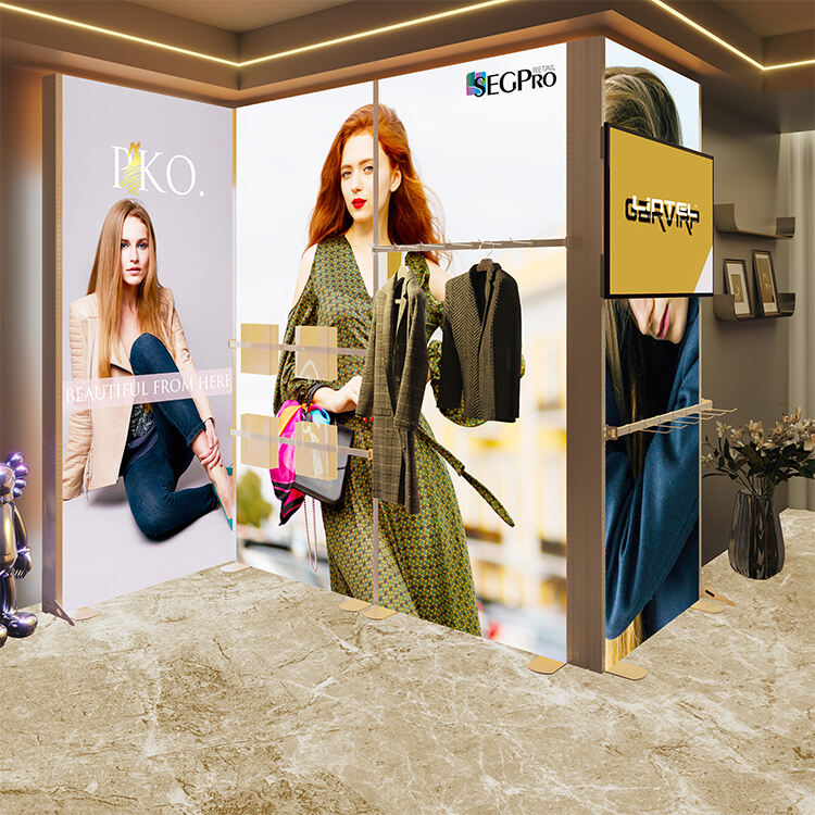 Atingir diversos estilos de balcões de varejo com colunas AA