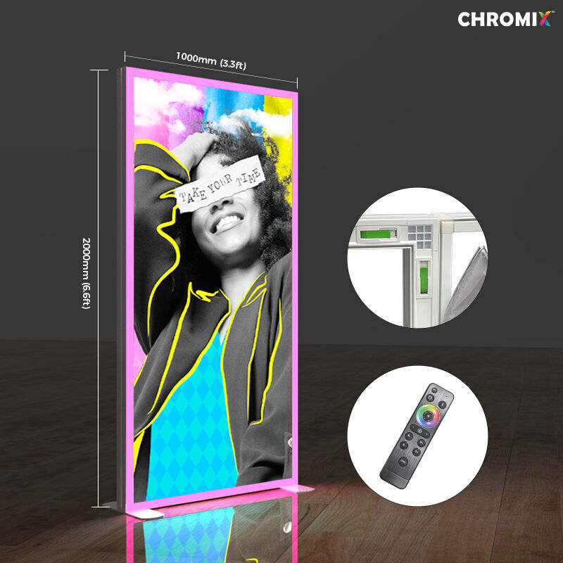 Chromix Modular RGB LED Edge Frame 1000x2000mm LT-ALF80F