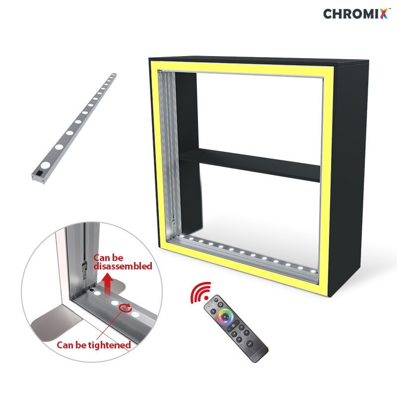 Chromix RGB Frame Counter with Shelf LT-ALF120F-TA2