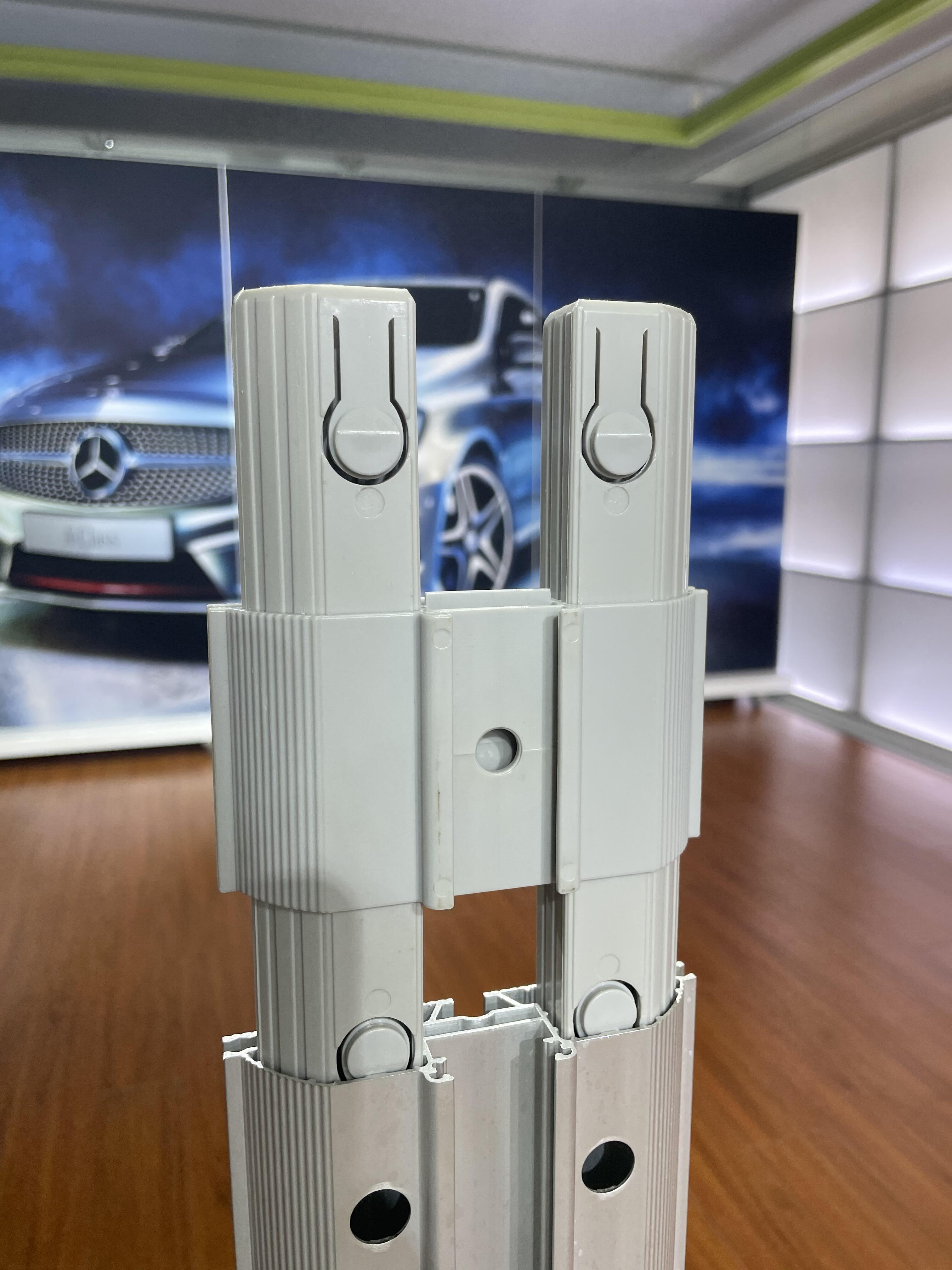 Lintel 120mm Aluminum frame light box structure.JPG