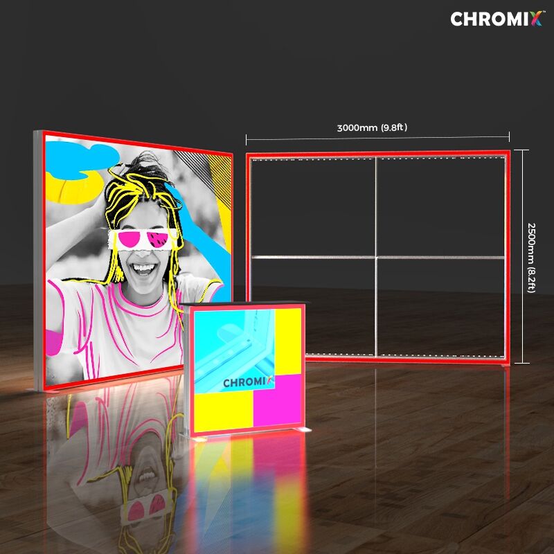Chromix Modular RGB Edge Frame 3000x2500mm LT-ALF120F