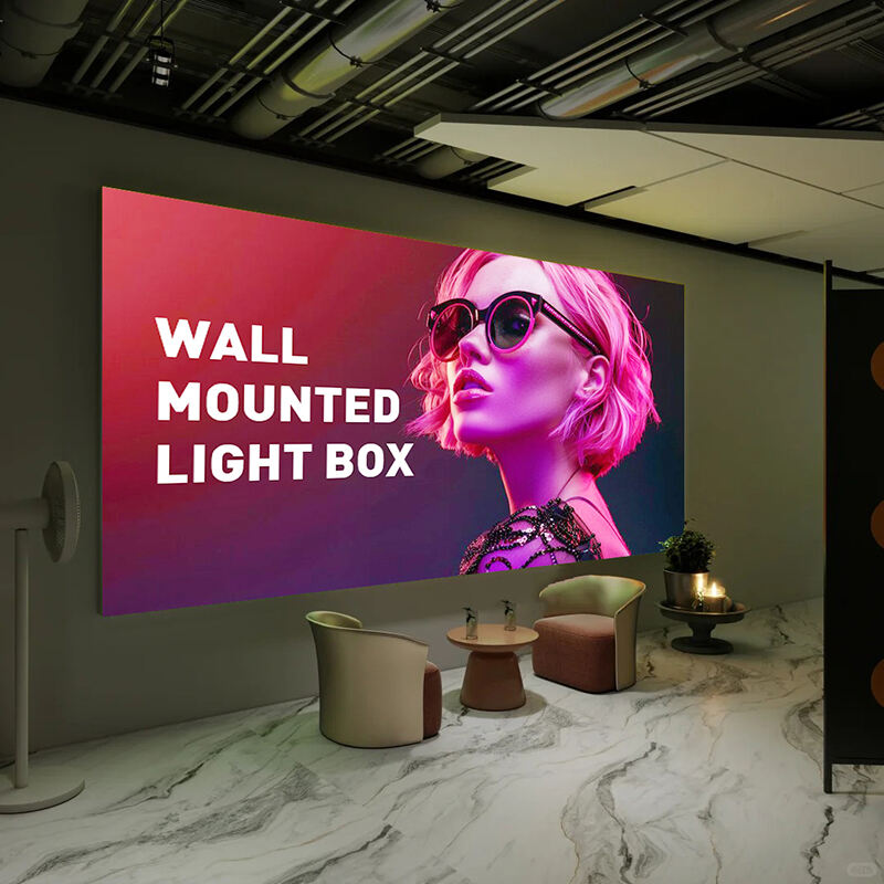 100mm Wall Mounted Backlit Light Box